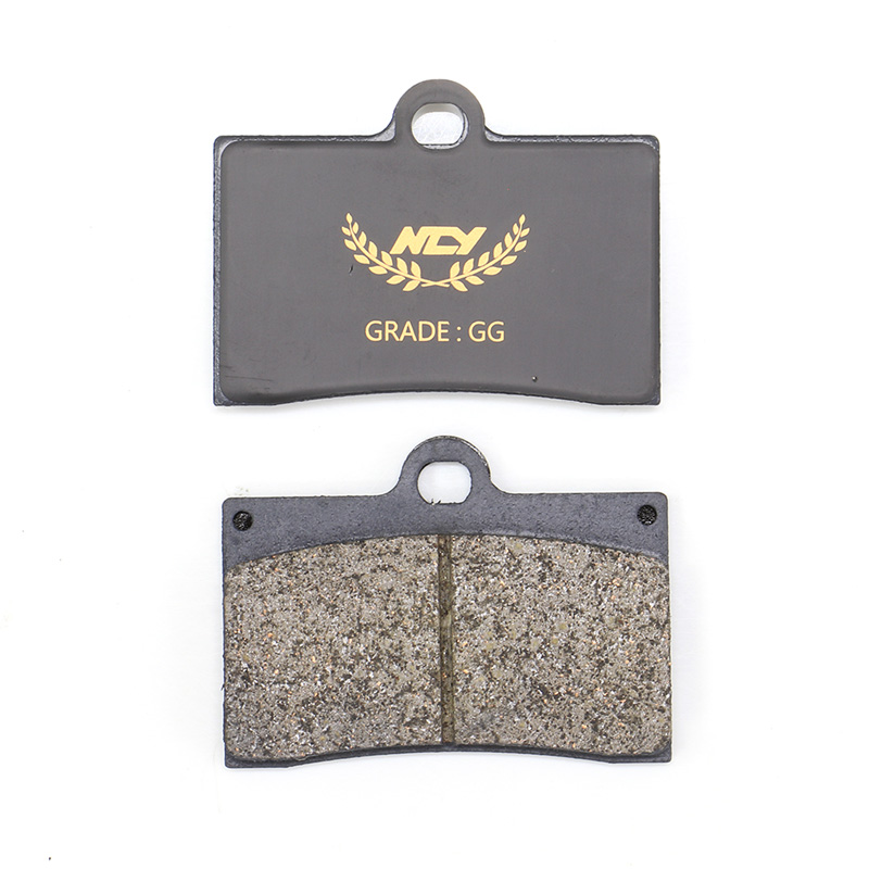 Advanced Composite Brake Pad W/ Shim For 4 PISTONS W/ SINGLE PIN CALIPER