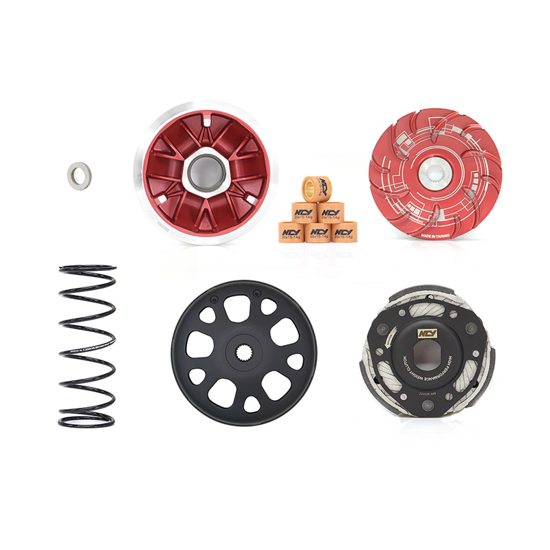 SYM N-20 CVT Set W/O Pressure Plate & Secondary Sliding Sheave Assy. Berry Red For New DRGBT 158