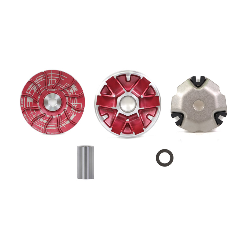 HONDA N-20 Front Pulley Set W/ Bush+Washer + Drive Face Assy./ Berry Red For NEW BEAT FI 110