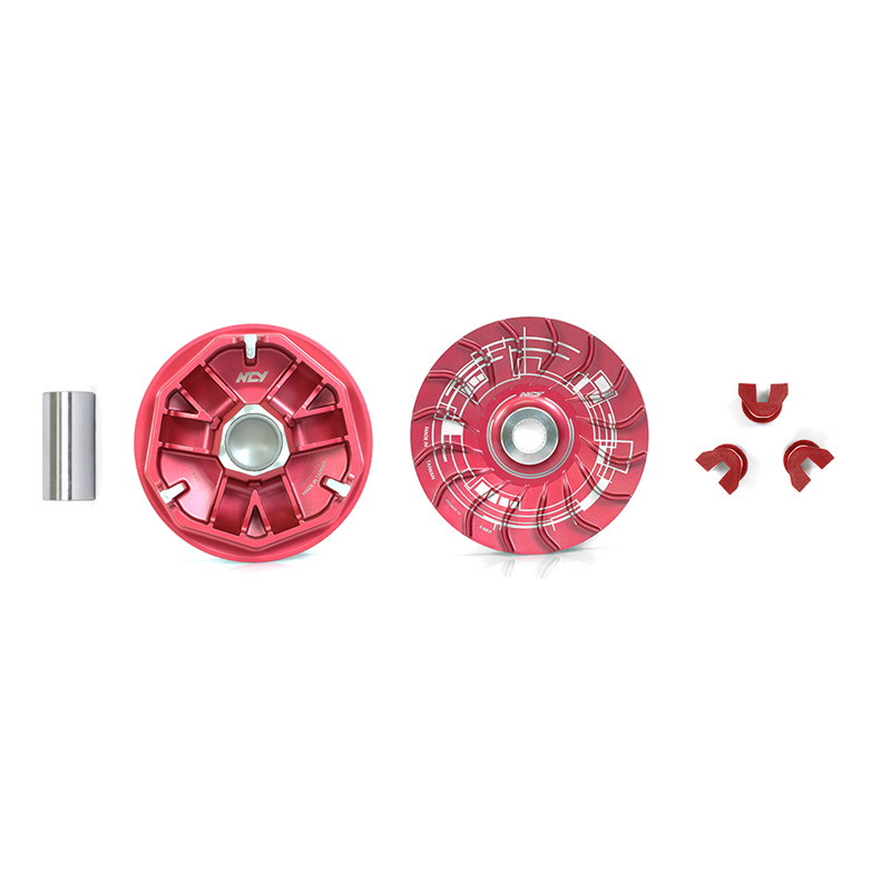 YAMAHA N-20 Front Pulley W/ Slider+Bush + Drive Face Assy./ Berry Red For X-MAX 300
