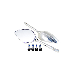 Universal CNC Mirrors/ 10mm/ Clear Lens