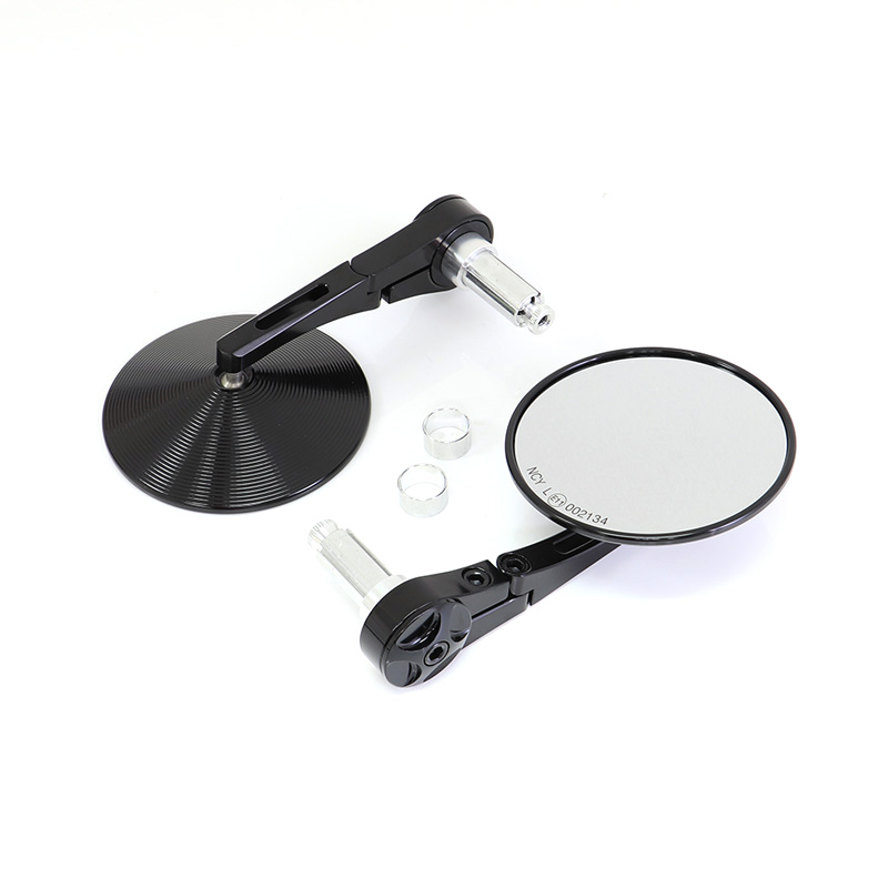 UNIVERSAL R02 Bar End Plug Mirror/ Chrom Mirror