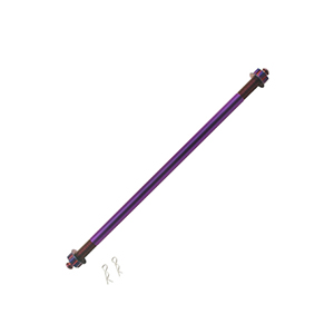 YAMAHA Stainless Front Wheel Axle/ Titanium Purple For FORCE 155