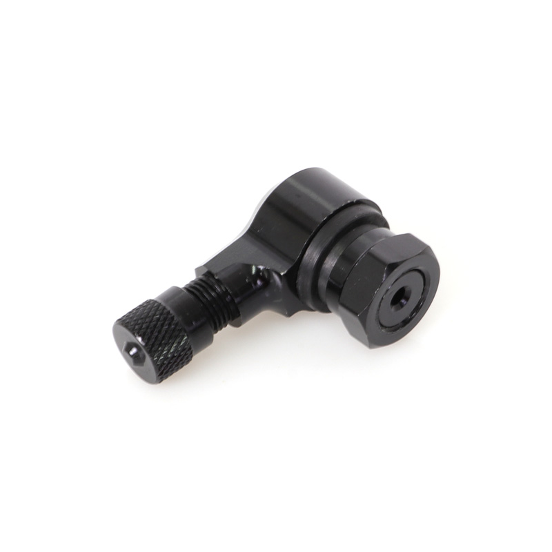 ALUMINUM RIM VALVE/ L TYPE / BLACK